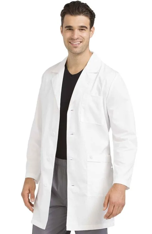Med Couture Men's Twill 38" Lab Coat -Scrubs for Women Shop 1 pe 3048 wht 650