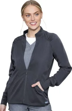 Med Couture Women's Raglan Solid Scrub Jacket