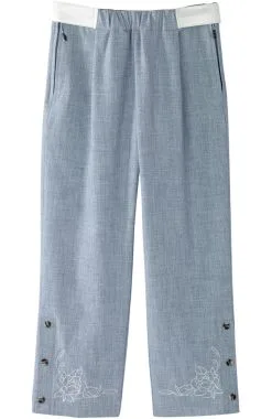 Silverts Clearance Women's Side Zip Capri Pant