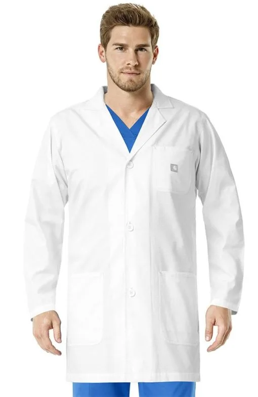 Carhartt Clearance Men's 36" Lab Coat -Scrubs for Women Shop 1 wk c75108 clearancewht 650