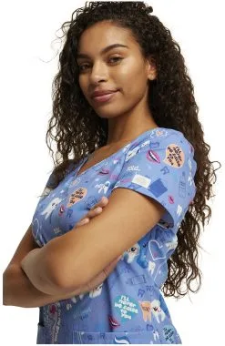 Dickies Women's Fillings For You Print Scrub Top -Scrubs for Women Shop 7 di dk852 print 650