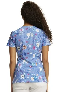 Dickies Women's Fillings For You Print Scrub Top -Scrubs for Women Shop 8 di dk852 print 650